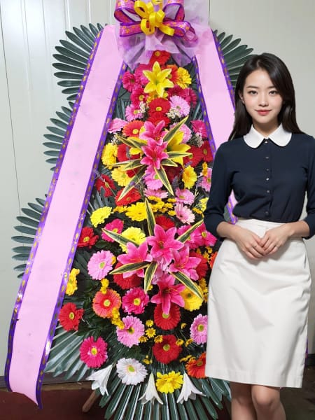 벨라루체웨딩홀 서울점 3단화환 기본형